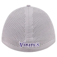 Men's New Era Gray Minnesota Vikings 39THIRTY M-Crown Flex Fit Hat