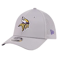 Men's New Era Gray Minnesota Vikings 39THIRTY M-Crown Flex Fit Hat