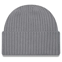 Bonnet en tricot à revers New Era pour hommes, gris chiné, Minnesota Vikings Color Pack