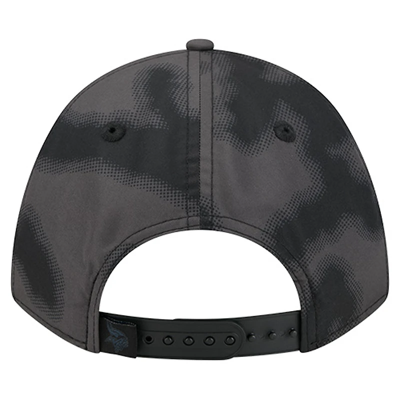 Men's New Era Gray Minnesota Vikings Halftone Camo 9FORTY Hat