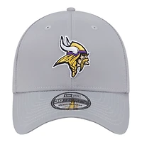 Casquette New Era Flex grise Minnesota Vikings perforée pour homme 39THIRTY