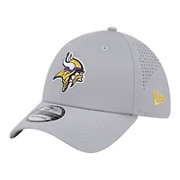 Casquette New Era Flex grise Minnesota Vikings perforée pour homme 39THIRTY