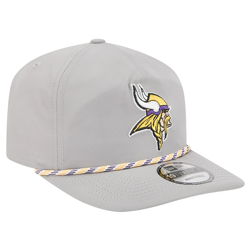 Casquette New Era grise Minnesota Vikings Rope 19TWENTY pour homme