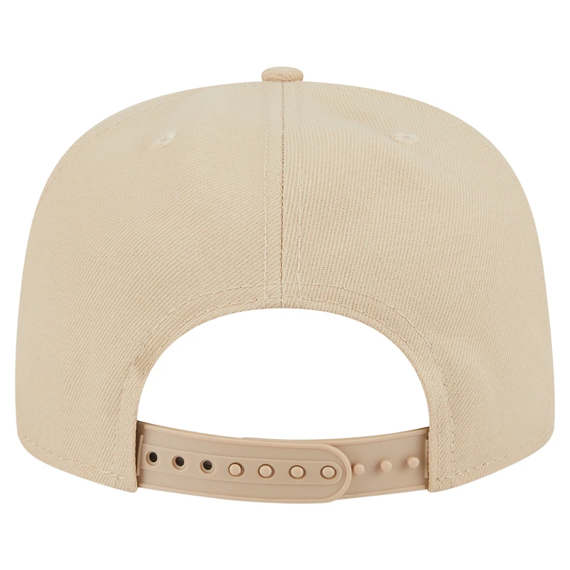 Casquette snapback A-Frame 9FIFTY beige clair pour homme, motif Minnesota Vikings, New Era