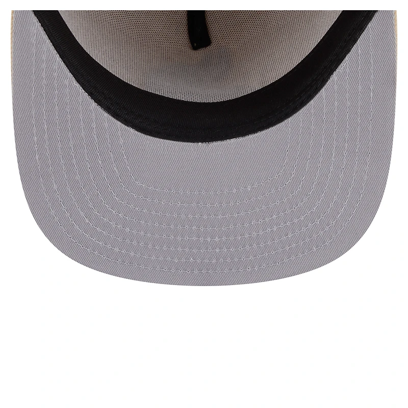Casquette snapback A-Frame 9FIFTY beige clair pour homme, motif Minnesota Vikings, New Era