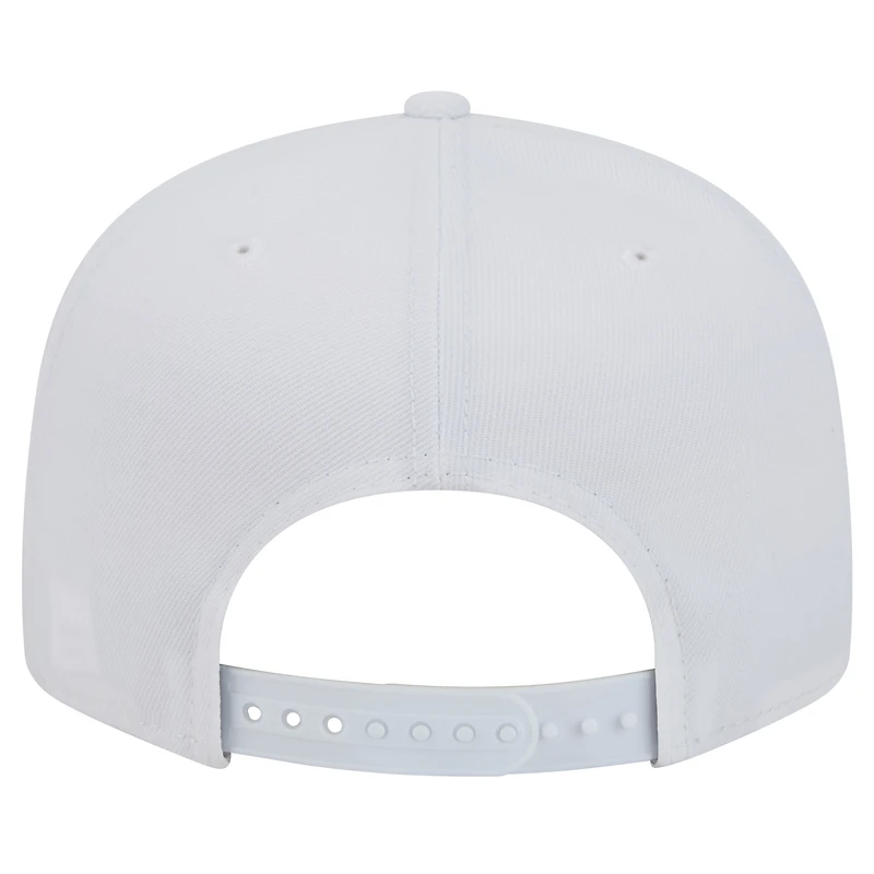 Men's New Era Minnesota Vikings Main White on White 9FIFTY Snapback Hat