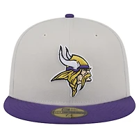 Casquette ajustée 59FIFTY Stoney des Vikings du Minnesota New Era pour hommes
