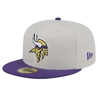 Casquette ajustée 59FIFTY Stoney des Vikings du Minnesota New Era pour hommes