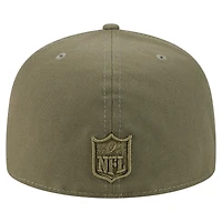 Casquette ajustée A-Frame 59FIFTY pour homme, coloris olive, des Vikings du Minnesota, New Era