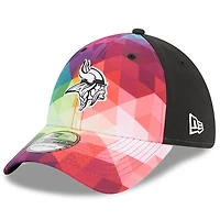 Casquette flexible New Era pour hommes des Minnesota Vikings 2023 NFL Crucial Catch 39THIRTY Flex