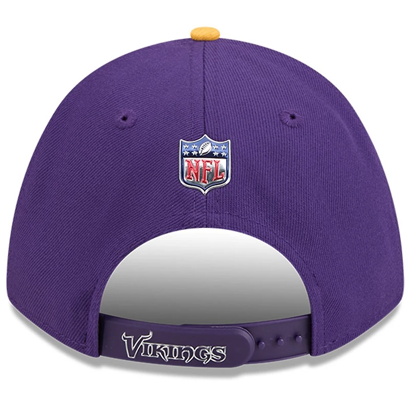 Men's New Era  Purple/Gold Minnesota Vikings 2026 NFL Draft 9FORTY M-Crown Adjustable Hat