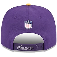 Men's New Era  Purple/Gold Minnesota Vikings 2026 NFL Draft 9SEVENTY Adjustable Hat