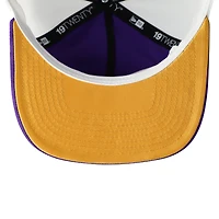 Men's New Era Purple/White Minnesota Vikings Patch 19TWENTY Adjustable Hat