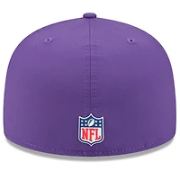 Men's New Era Purple Minnesota Vikings 2025 Sideline  59FIFTY Fitted Hat