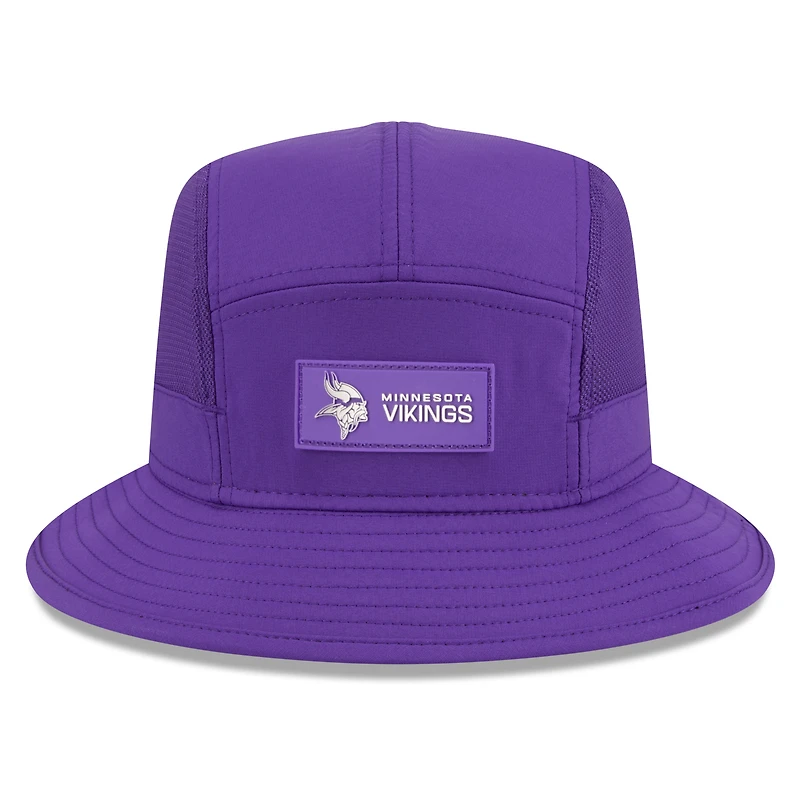 Men's New Era Purple Minnesota Vikings 2025 Sideline  Bucket Hat
