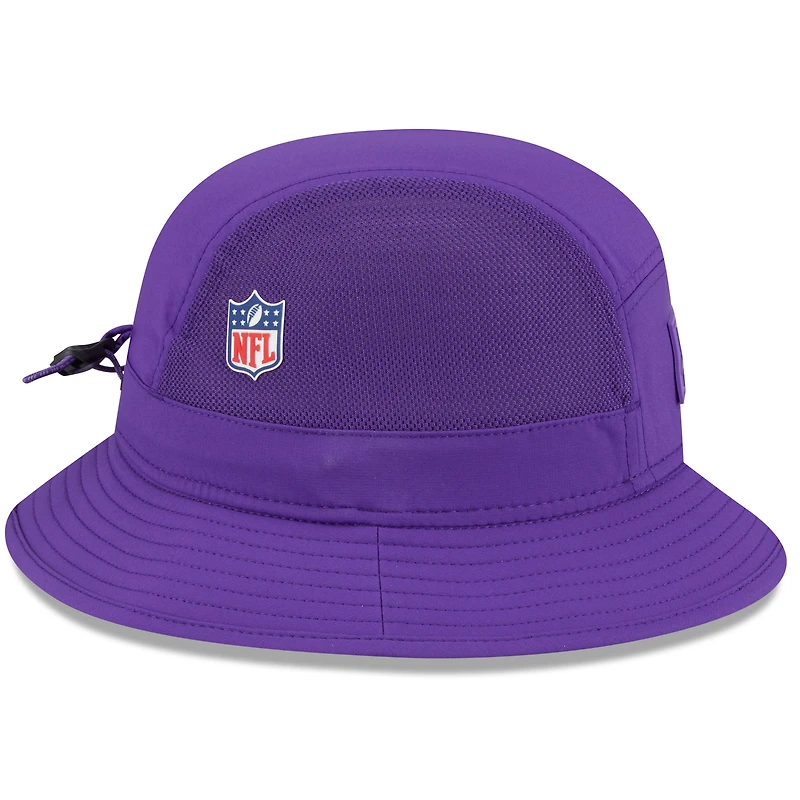 Men's New Era Purple Minnesota Vikings 2025 Sideline  Bucket Hat