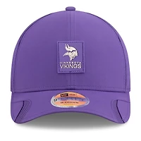 Men's New Era Purple Minnesota Vikings 2025 Sideline  M-Crown 9FORTY Adjustable Hat