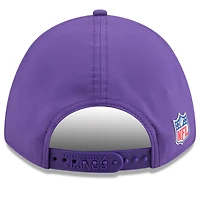 Men's New Era Purple Minnesota Vikings 2025 Sideline  M-Crown 9FORTY Adjustable Hat