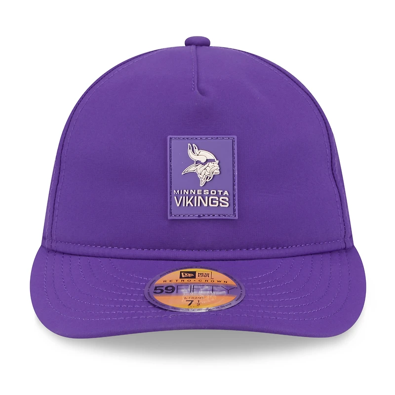 Casquette ajustée 59FIFTY violette pour homme, style rétro, des Vikings du Minnesota, 2025, New Era