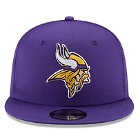 Casquette ajustable Snapback Basic 9FIFTY pour homme Minnesota Vikings New Era violette