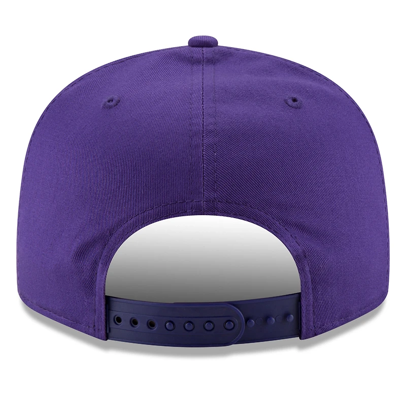 Casquette ajustable Snapback Basic 9FIFTY pour homme Minnesota Vikings New Era violette