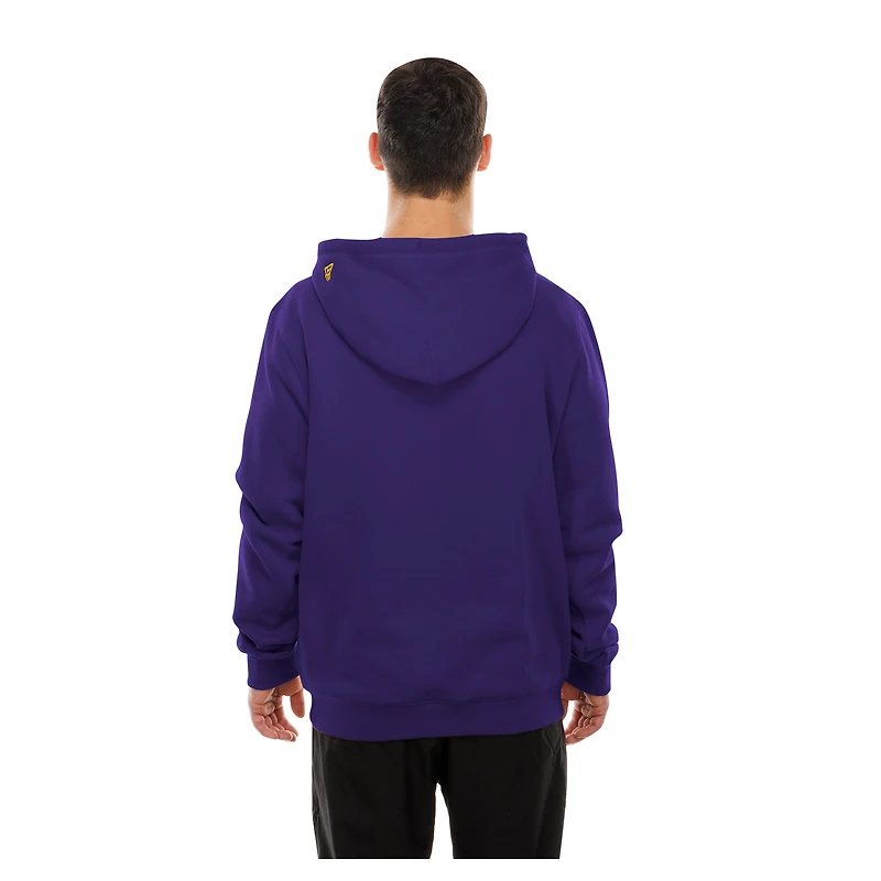 Sweat à capuche rétro violet New Era Minnesota Vikings Combine Authentic Local State pour homme
