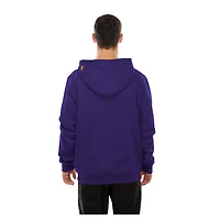 Sweat à capuche rétro violet New Era Minnesota Vikings Combine Authentic Local State pour homme