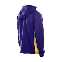 Men's New Era  Purple Minnesota Vikings Combine Authentic Raglan Scuba Full-Zip Hoodie