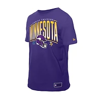 Men's New Era  Purple Minnesota Vikings Combine Authentic Training Throwback T-Shirt
