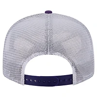 Men's New Era  Purple Minnesota Vikings Core Team 9FIFTY Trucker Snapback Hat