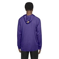 Sweat à capuche fonctionnel violet New Era pour homme, motif fandom des Minnesota Vikings