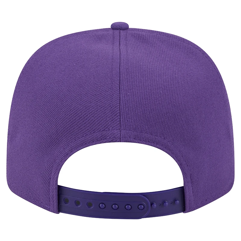Men's New Era Purple Minnesota Vikings Gameday Multi Rope 9SEVENTY Stretch-Snap Hat