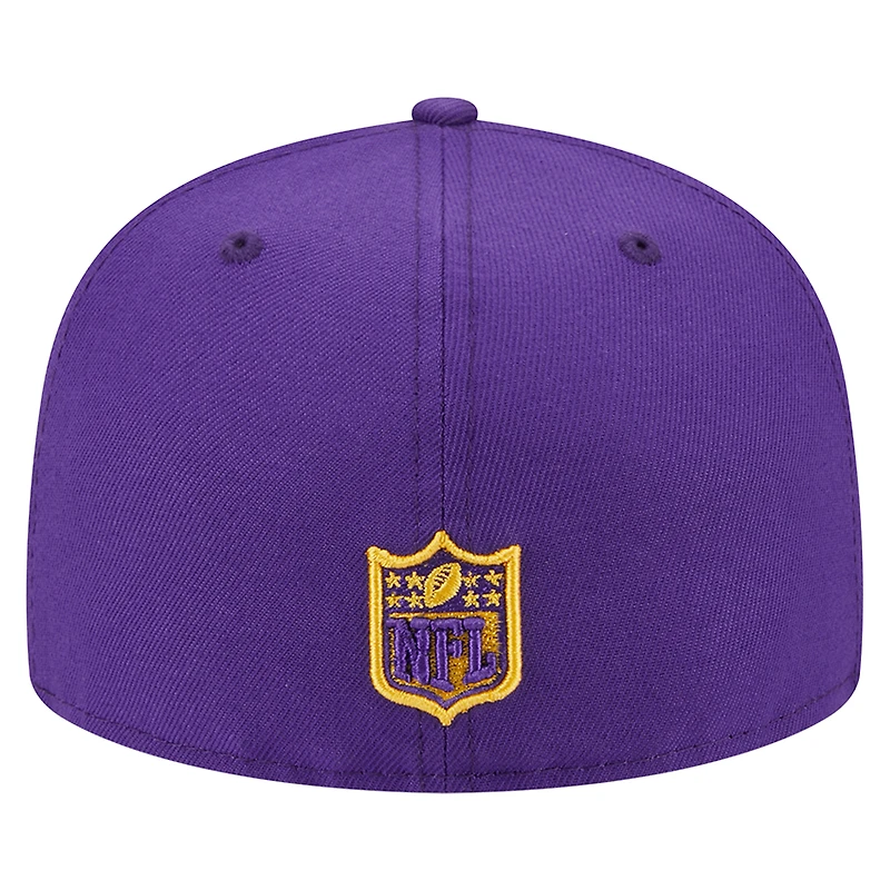 Casquette ajustée 59FIFTY Main Minnesota Vikings New Era pour homme
