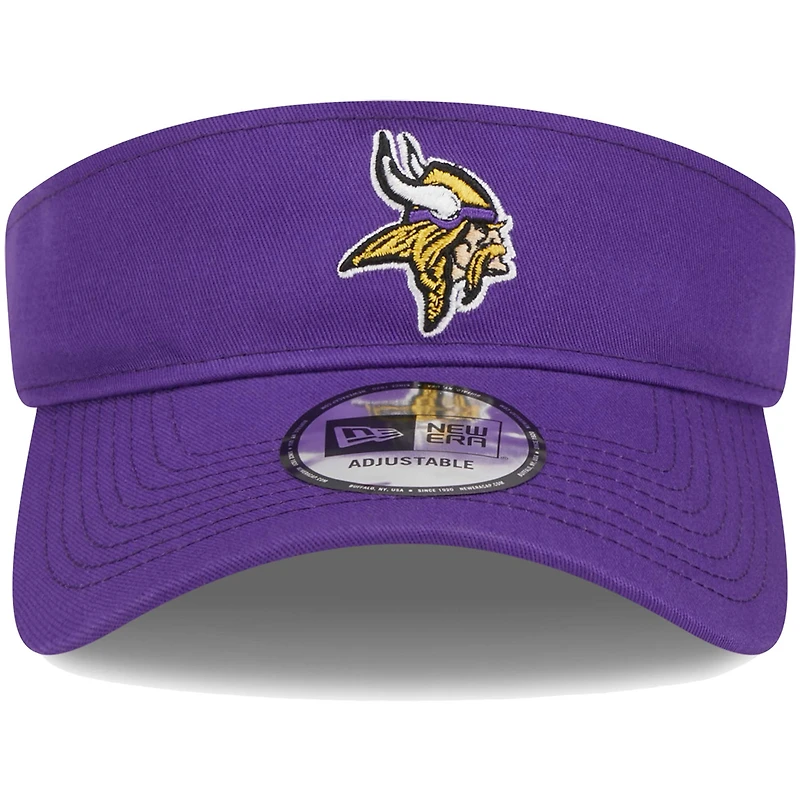 Men's New Era Purple Minnesota Vikings Main Adjustable Visor
