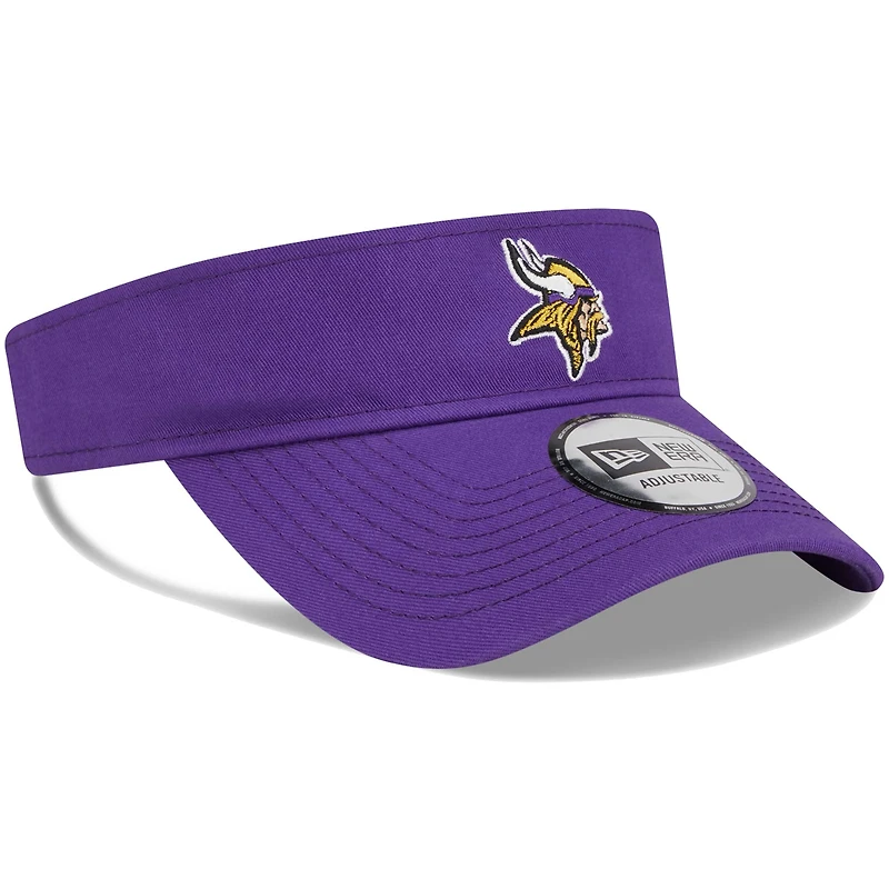 Men's New Era Purple Minnesota Vikings Main Adjustable Visor