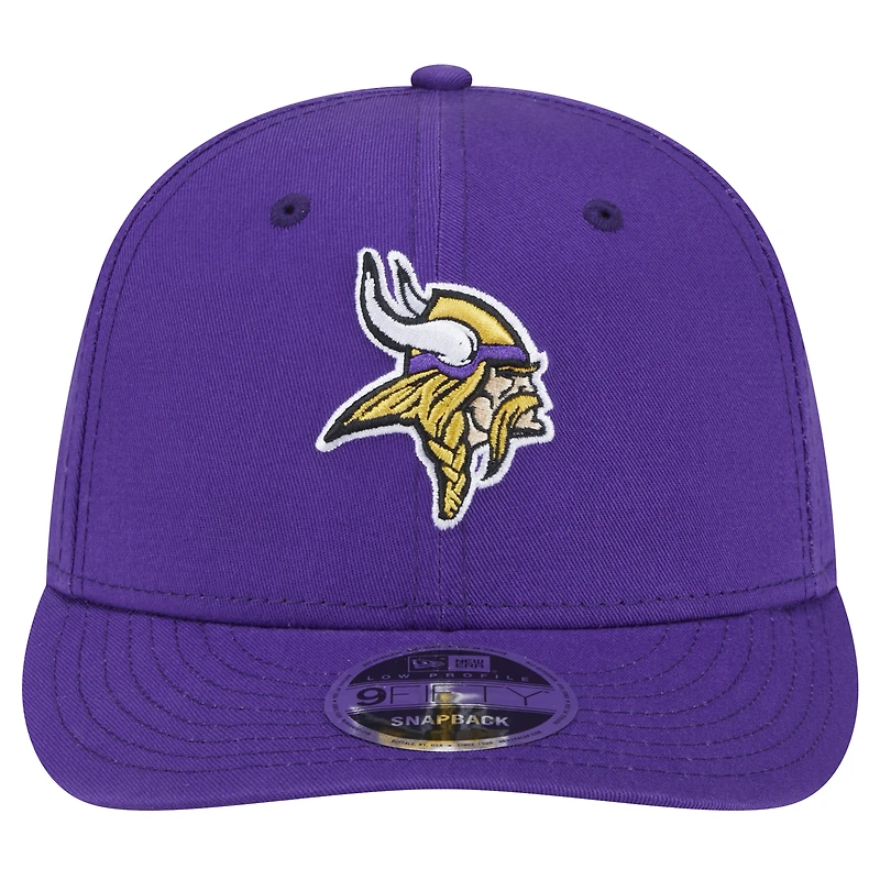 Casquette à visière plate 9FIFTY Minnesota Vikings de New Era pour homme, violet
