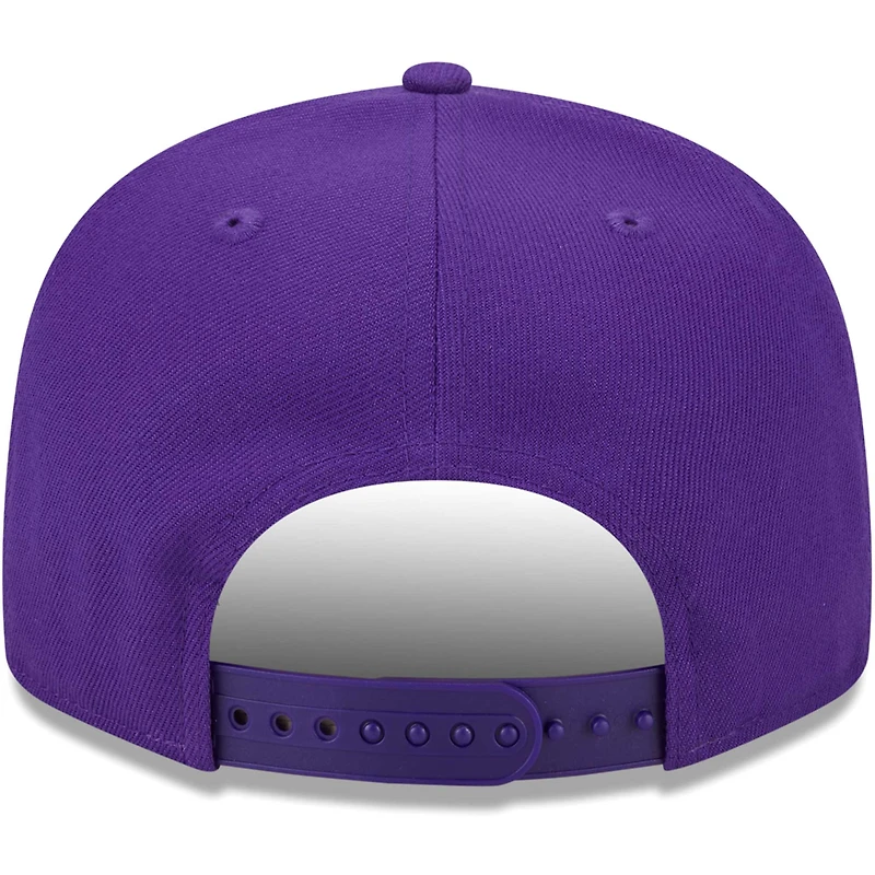 Casquette Snapback 9FIFTY pour homme Minnesota Vikings Main Script New Era violette
