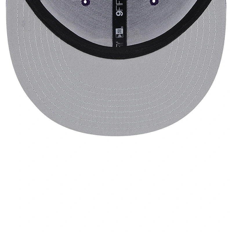 Men's New Era Purple Minnesota Vikings Main Trucker 9FIFTY Snapback Hat