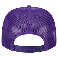 Casquette camionneur 9SEVENTY extensible à boutons-pression violette des Vikings du Minnesota de New Era pour homme