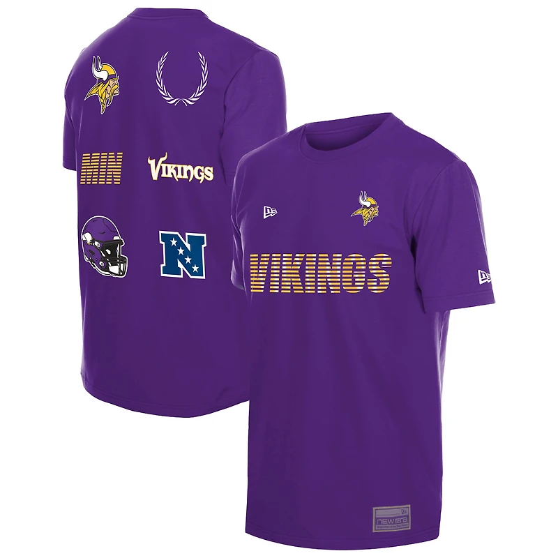 Men's New Era Purple Minnesota Vikings Match T-Shirt