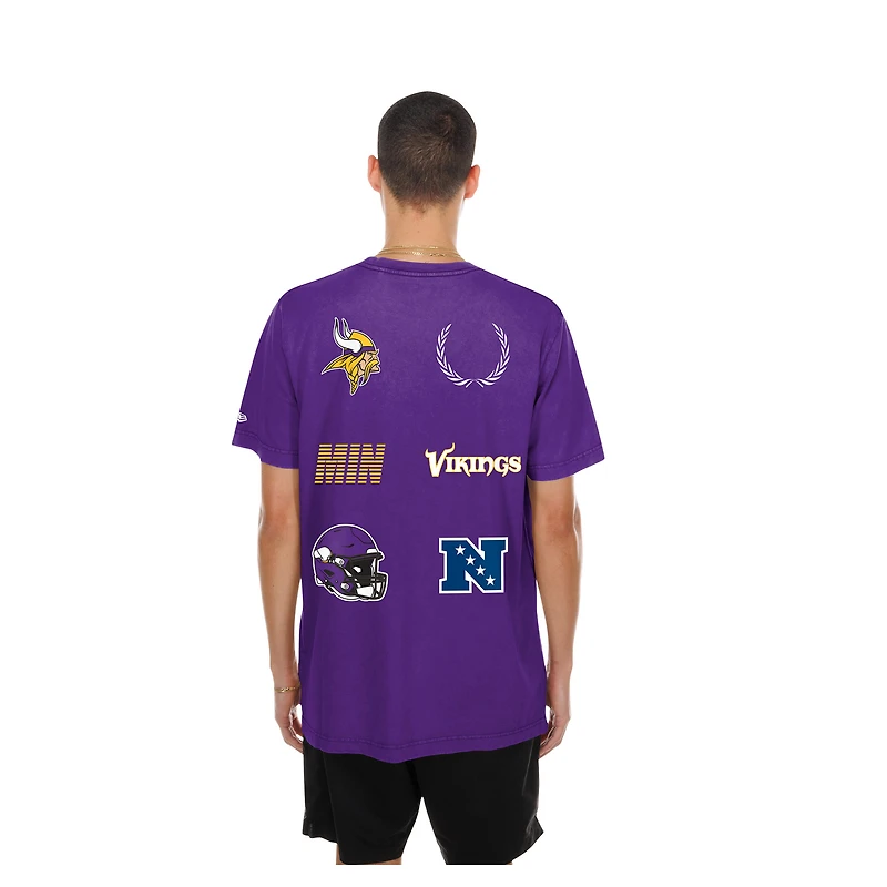 T-shirt de match violet New Era Minnesota Vikings pour homme