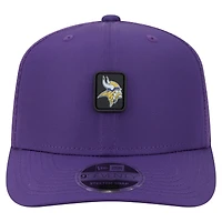 Casquette ajustable New Era pour homme, modèle Minnesota Vikings, violette, avec micro-badge 9SEVENTY