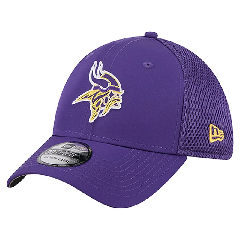 Casquette 39THIRTY Flex violette des Minnesota Vikings de New Era pour homme