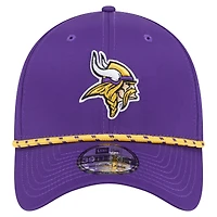 Casquette perforée 39THIRTY Flex violette des Vikings du Minnesota de New Era pour homme