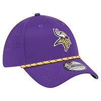 Casquette perforée 39THIRTY Flex violette des Vikings du Minnesota de New Era pour homme