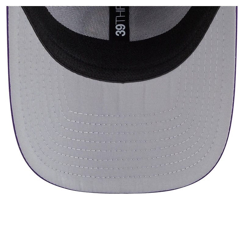 Casquette perforée 39THIRTY Flex violette des Vikings du Minnesota de New Era pour homme