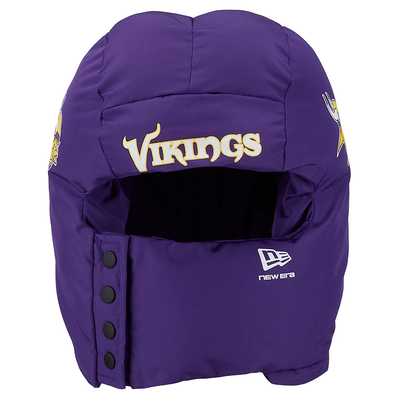 Men's New Era Purple Minnesota Vikings Puffer Balaclava