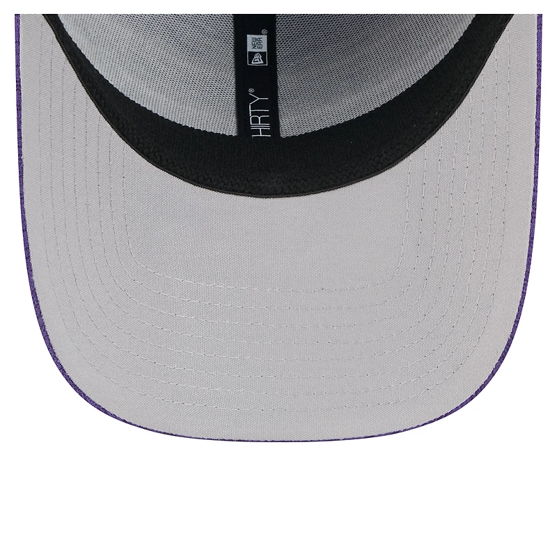 Casquette 39THIRTY Flex violette à rayures des Vikings du Minnesota de New Era pour homme