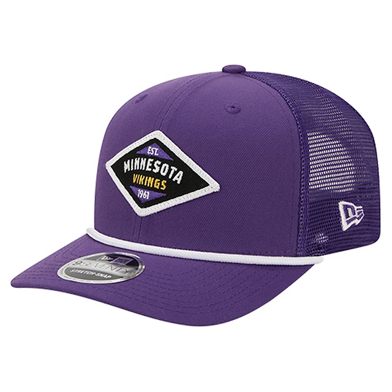 Men's New Era  Purple Minnesota Vikings Team 9SEVENTY Adjustable Hat