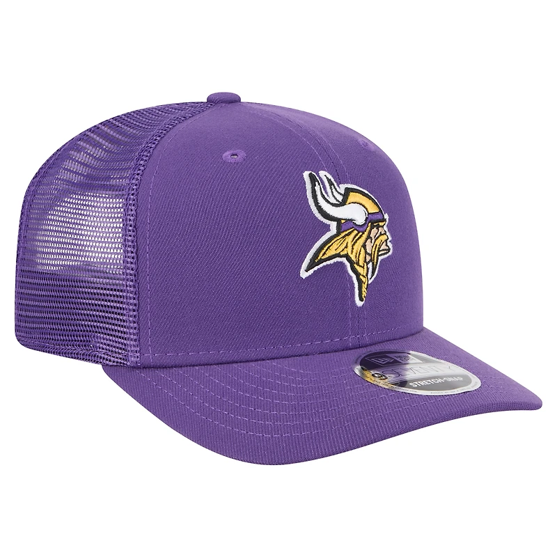 Men's New Era  Purple Minnesota Vikings Team Collection 9SEVENTY Stretch-Snap Adjustable Hat